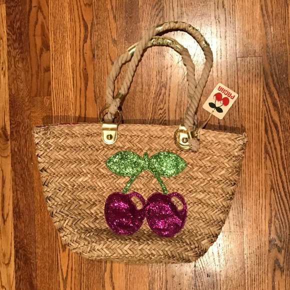 Pacha Ibiza Handbags - Vintage Pacha Ibiza Woven Tote Bag